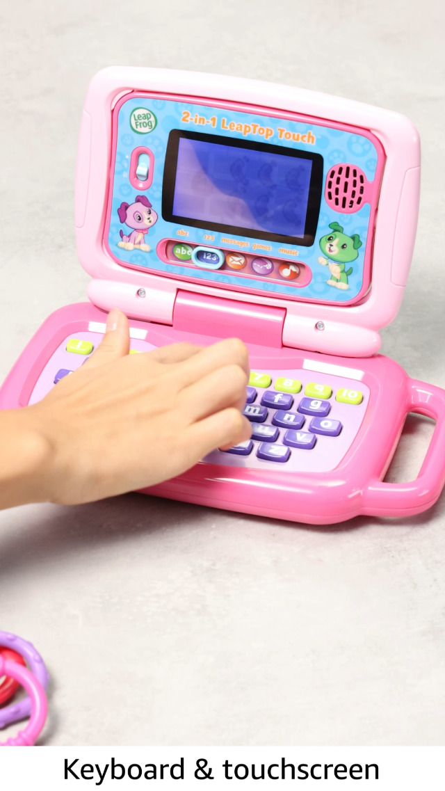 Amazon.com: LeapFrog 2-in-1 LeapTop Touch, Pink : Toys & Games